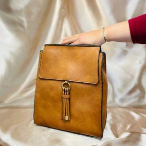 Vegan Leather Backpack